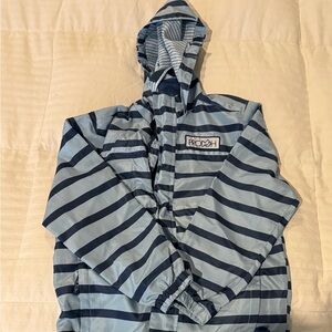 Proxah Kids Striped Blue Raincoat